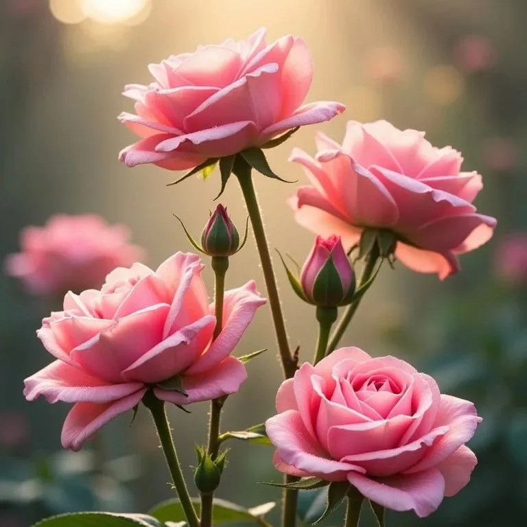 peaceful rose garden signifying hope and solace